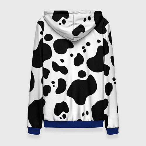 Женская толстовка Пятна Далматина / 3D-Синий – фото 2