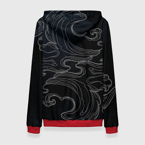 Женская толстовка Кирито и Асуна - Sword Art Online / 3D-Красный – фото 2