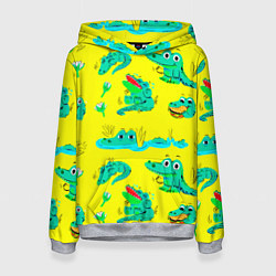Женская толстовка GREEN CROCODILES