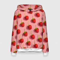 Женская толстовка Strawberry Pattern