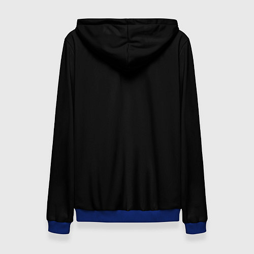 Женская толстовка Смотрящая пума / 3D-Синий – фото 2