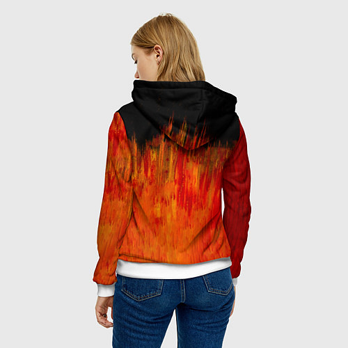 Женская толстовка Hell Awaits - Slayer / 3D-Белый – фото 4