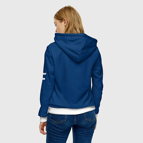 Женская толстовка Торонто Мейпл Лифс Форма / 3D-Белый – фото 4