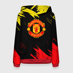 Женская толстовка Manchester united Texture