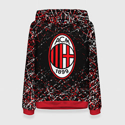 Женская толстовка Ac milan фк милан