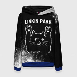 Женская толстовка Группа Linkin Park и Рок Кот