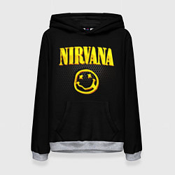 Толстовка-худи женская NIRVANA соты, цвет: 3D-меланж