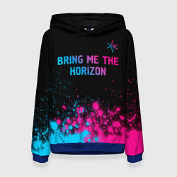 Женская толстовка Bring Me the Horizon Neon Gradient