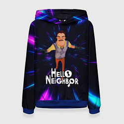 Женская толстовка Hello Neighbor Привет сосед Бегущий сосед