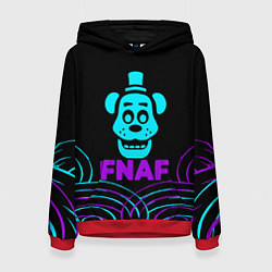 Женская толстовка FNAF Фредди neon