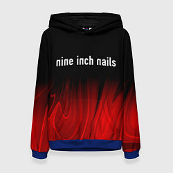 Женская толстовка Nine Inch Nails Red Plasma