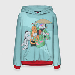 Женская толстовка Бродяга с друзьями