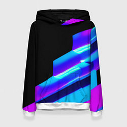 Женская толстовка Яркие неоновые линии