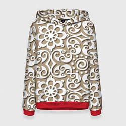 Женская толстовка Цветочный кружевной орнамент