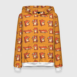 Женская толстовка Лисички - такие лисички