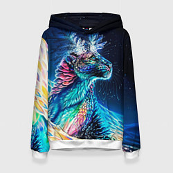 Женская толстовка Неоновый сказочный леопард