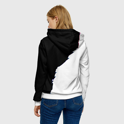 Женская толстовка Bloodflowers - The Cure / 3D-Белый – фото 4