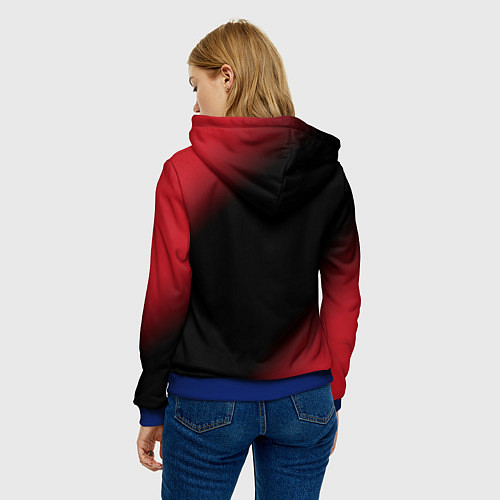 Женская толстовка Dead by Daylight пришел, увидел, победил / 3D-Синий – фото 4