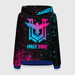 Женская толстовка Free Fire - neon gradient