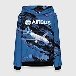 Женская толстовка Airbus A320 Аэробус