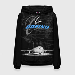 Женская толстовка Boeing 737