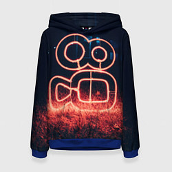 Женская толстовка Неоновая камера во тьме