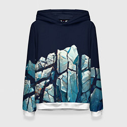 Женская толстовка Cracked ice