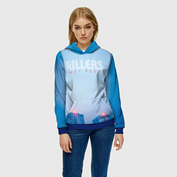 Толстовка-худи женская Hot Fuss - The Killers, цвет: 3D-синий — фото 2