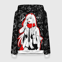 Женская толстовка Zero two с чупачупсом - любимый во франксе