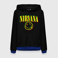 Женская толстовка Nirvana logo glitch