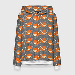 Женская толстовка Веселые лисички