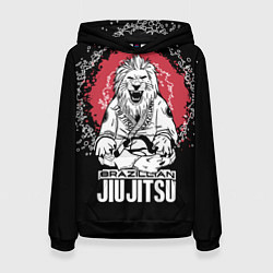 Женская толстовка Jiu-Jitsu red sun Brazil