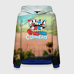 Женская толстовка Cuphead природа