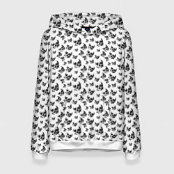 Женская толстовка Череп без челюсти