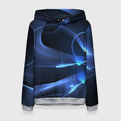 Женская толстовка Свечение - абстракция