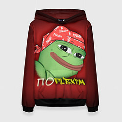 Толстовка-худи женская Ricardo Pepe, цвет: 3D-черный