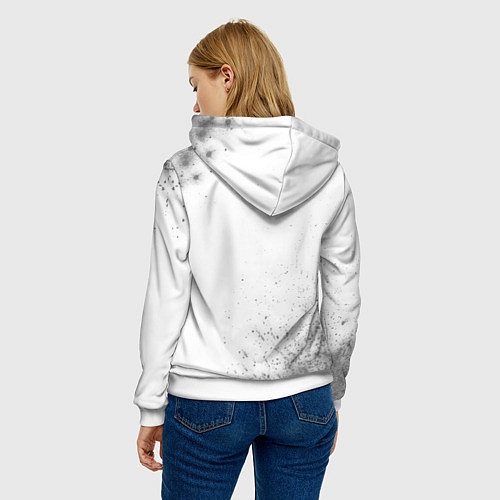 Женская толстовка Не спорь с лучшим врачом - на светлом фоне / 3D-Белый – фото 4
