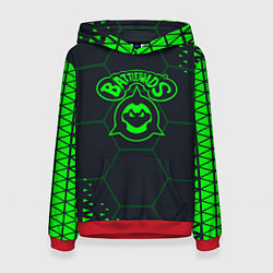 Женская толстовка Battletoads Абстракция соты