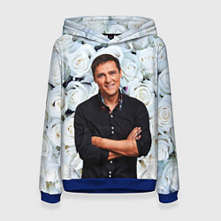 Женская толстовка Шатунов на фоне роз