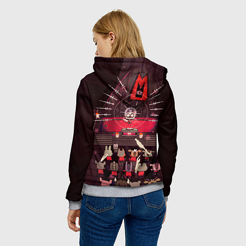 Женская толстовка Cult of the Lamb - Обряд / 3D-Меланж – фото 4