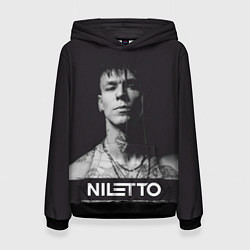 Женская толстовка Данил Прытков черно-белая фотография