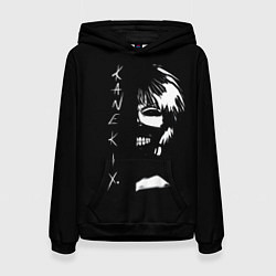 Толстовка-худи женская Tokyo Ghoul Kaneki Ken - anime, цвет: 3D-черный