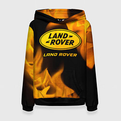 Женская толстовка Land Rover - gold gradient