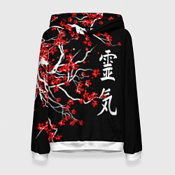 Женская толстовка Сакура в цвету