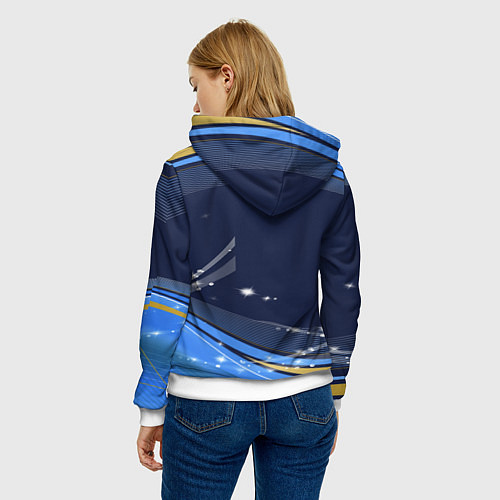 Женская толстовка Хацуне Мику - вокалоид / 3D-Белый – фото 4