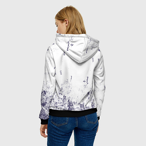 Женская толстовка Синъэй и Владилена - 86 / 3D-Черный – фото 4