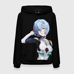 Женская толстовка Евангелион - Аянами Рэй