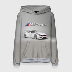 Толстовка-худи женская BMW Z4 GT3 - Motorsport - racing team, цвет: 3D-меланж