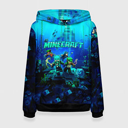 Женская толстовка Minecraft water