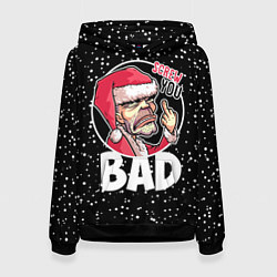 Женская толстовка Bad Santa Screw you